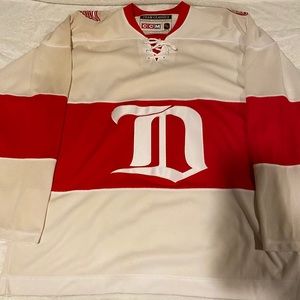 old school red wings jersey